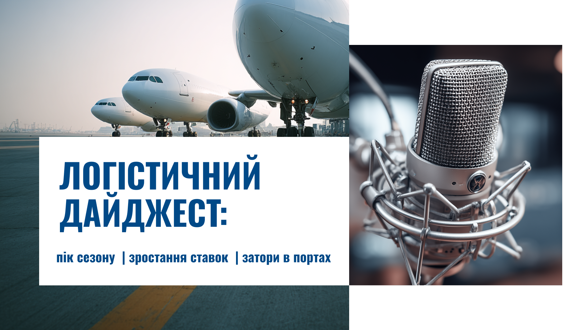 Логістичний дайджест: пік сезону, зростання ставок, затори в портах